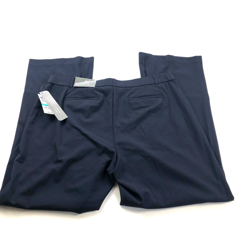 JM Collection Curvier Fit Magic Pant Straight 16 (Fit 36W 31L) Mid Rise Trouser
